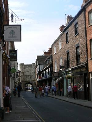 High Petergate and Bootham Bar, York